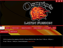 Tablet Screenshot of osorioslatinfusion.com